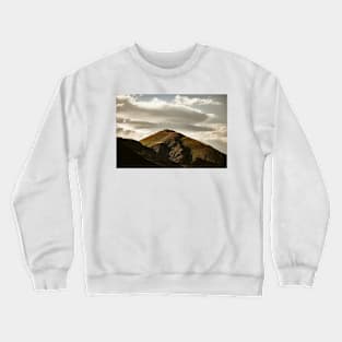 Fall Sunset Mountain Top Crewneck Sweatshirt